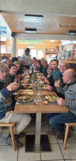 photo du banquet après l'AG