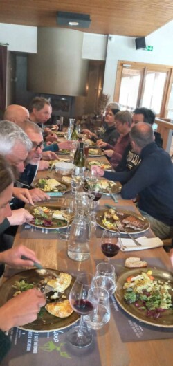 photo du banquet après l'AG