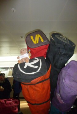 départ de la mascotte pour la grande aventure