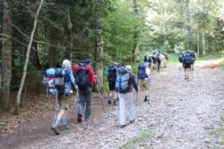 on attaque la première montée
