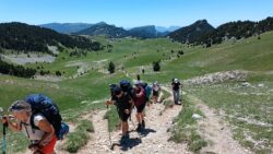 montée vers les Bachassons